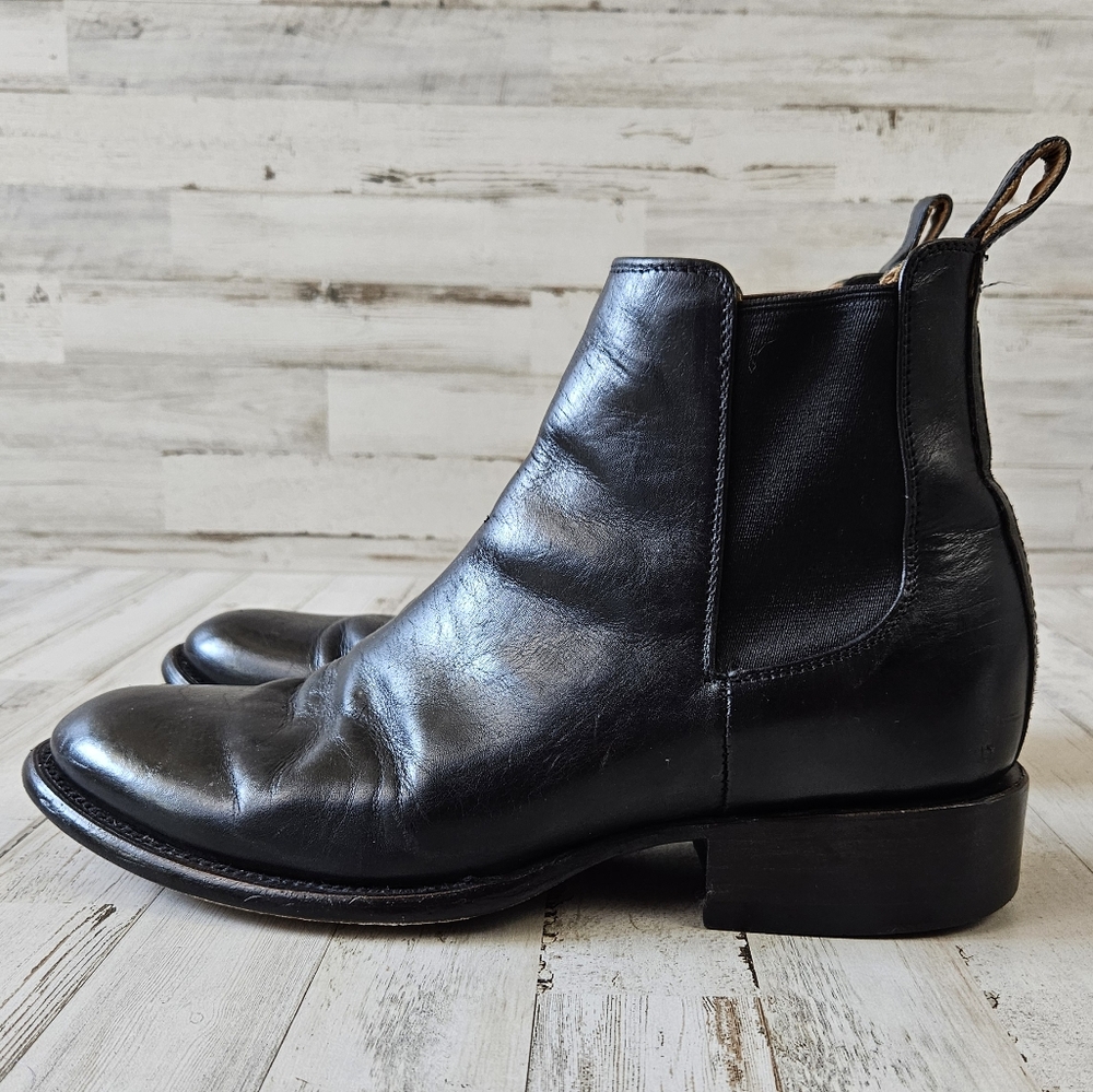 Freebird Black Leather Palmer Mens Boots - Picture 3 of 9